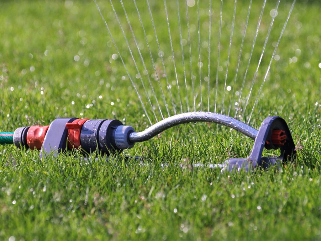 lawn sprinkler, water, hose connection-2366751.jpg